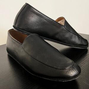 Suitsupply Classic Black Leather Slip-On Men’s Loafers